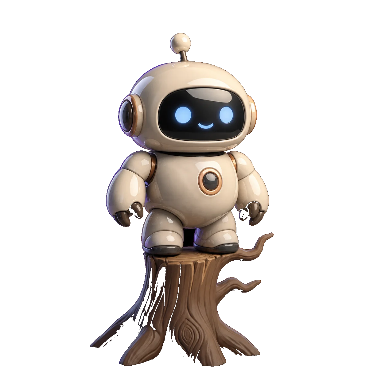 テキストから3D AI Studioで生成したおもちゃのロボットの3Dモデル