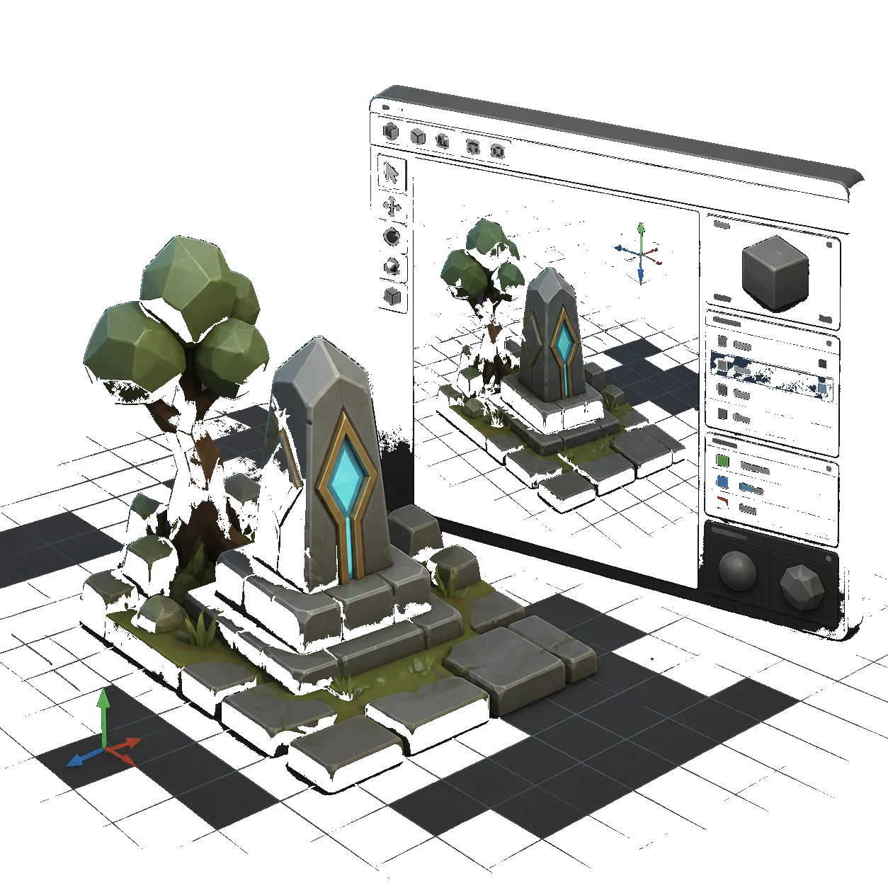 Modelos de 3D AI Studio para desarrollo de videojuegos