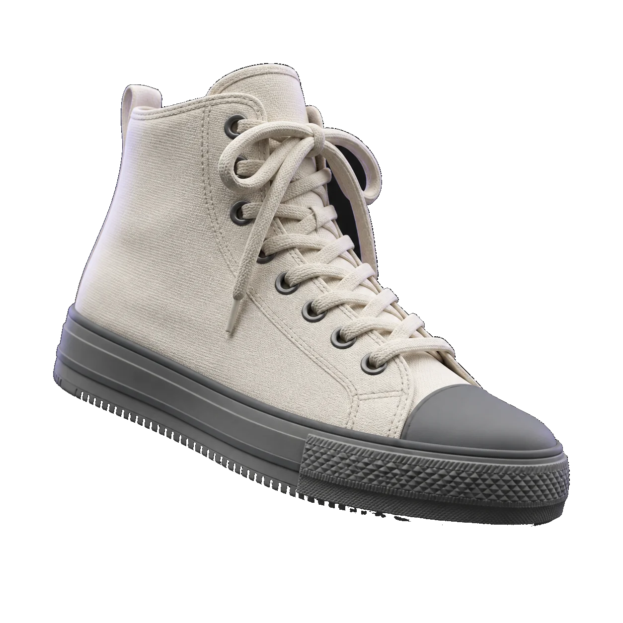 Modelo 3D de zapatilla generado con 3D AI Studio a partir de una imagen